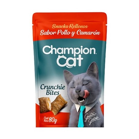 Snack Gato Champion Cat Pollo & Camaron 80 g