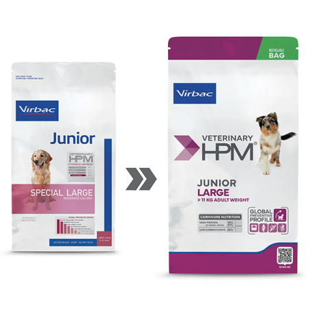 Alimento HPM Dog Junior Special Large 12kg