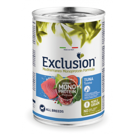 Exclusion Perro Mediterraneo Atun 400 grs