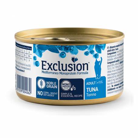 Exclusion Gato Mediterraneo Atun 85 grs