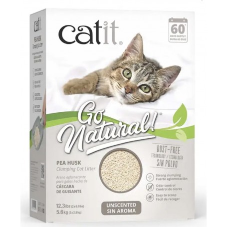 Catit Go Natural Arena Biodegradable Sin Aroma 5.6kg