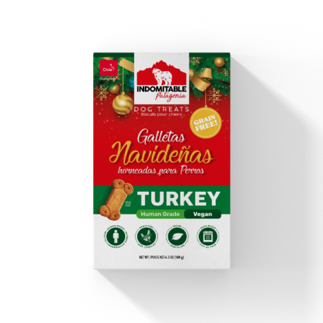 Galletas Indomitable Navideñas Horneadas Turkey 180grs