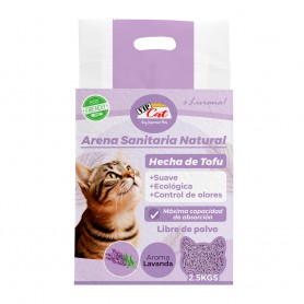Arena VIP Cat Tofu Aglutinante Lavanda 2.5 kg