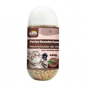 VIP CAT Perlas Desodorizantes para Arena – Aroma Café 450 g