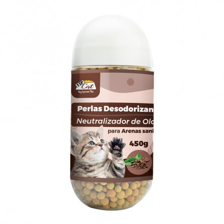 VIP CAT Perlas Desodorizantes para Arena – Aroma Café 450 g