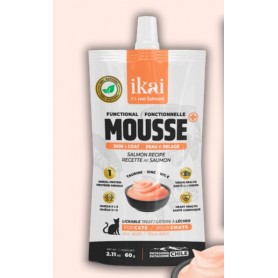 Mousse Funcional Piel y Pelaje para Gatos Ikai Salmon 60 grs