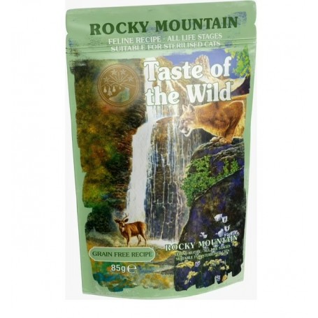 Pouch Taste Of The Wild Rocky Mountain Gato 85grs
