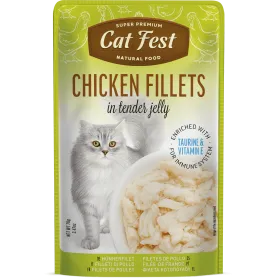 Cat Fest Filetes de Pollo en gelatina Chicken fillets