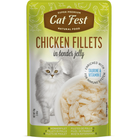 Cat Fest Filetes de Pollo en gelatina Chicken fillets