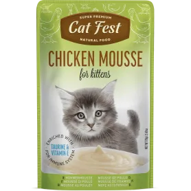 Cat Fest Mouse de pollo Chicken mousse for kittens