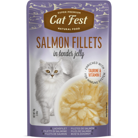 Cat Fest Filetes de Salmón en gelatina Salmon fillets