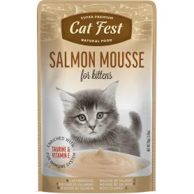 Cat Fest Mousse de Salmón Salmon mousse for kittens