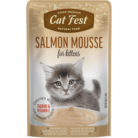Cat Fest Mousse de Salmón Salmon mousse for kittens