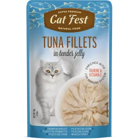 Cat Fest Filetes de Atún en gelatina Tuna fillets