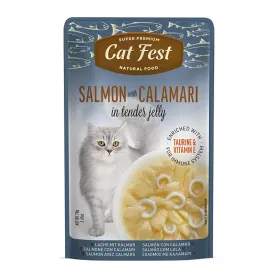 Cat Fest Filetes de Salmón con Calamar en gelatina Salmon with calamari
