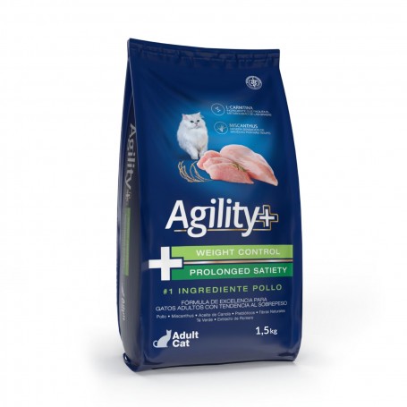 Agility+ Weight Control Gatos 1,5 Kg