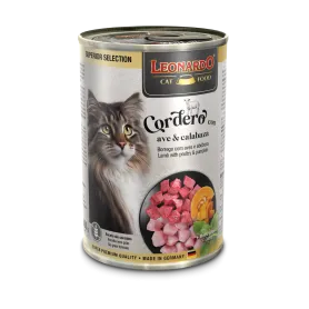 Lata Leonardo Superior Selection Cordero y Ave con Calabaza 400grs ...
