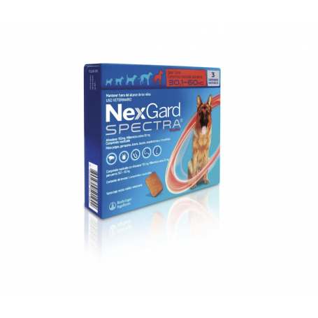 Nexgard Spectra 30 a 60 kg 3 Comprimidos
