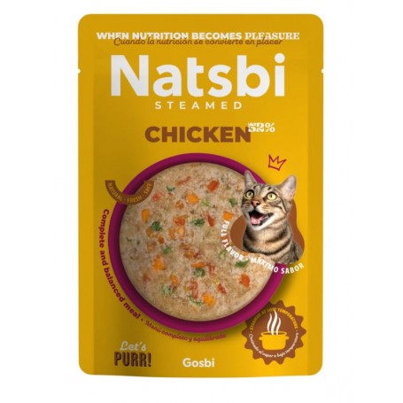 Natsbi Cat Steamed Chicken 80 grs