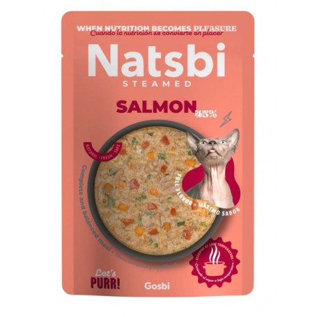 Natsbi Cat Steamed Salmon 80 grs