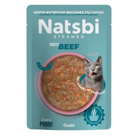 Natsbi Cat Steamed Beef 80 grs