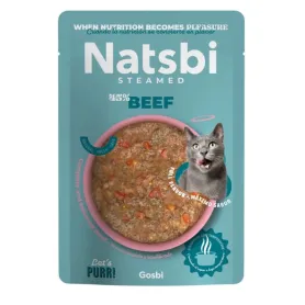Natsbi Cat Steamed Beef 80 grs 43037 2,290.00