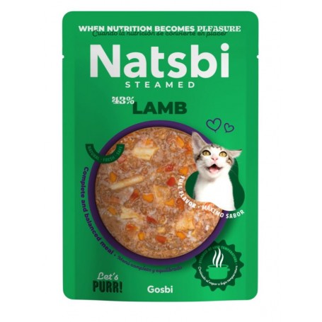 Natsbi Cat Steamed Lamb 80 grs