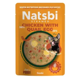 Natsbi Cat Steamed Chicken with Egg 80 grs 43039 2,290.00