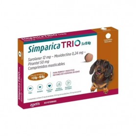 Simparica Trio 5 - 10 Kg Por 3 Comprimidos