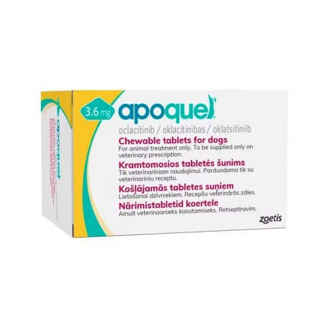 Apoquel 3.6 Mg Por 20 Comprimidos Masticable