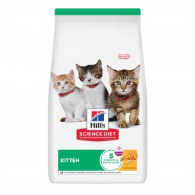 Hills Science Diet Kitten, alimento saludable para gatitos sabor pollo  1.6Kg