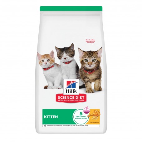 Hills Science Diet Kitten, alimento saludable para gatitos sabor pollo  1.6Kg