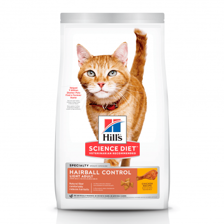 Hills SD Hairball Control Light alimento bajo en calorías gato adulto control bolas de pelo 3.2K