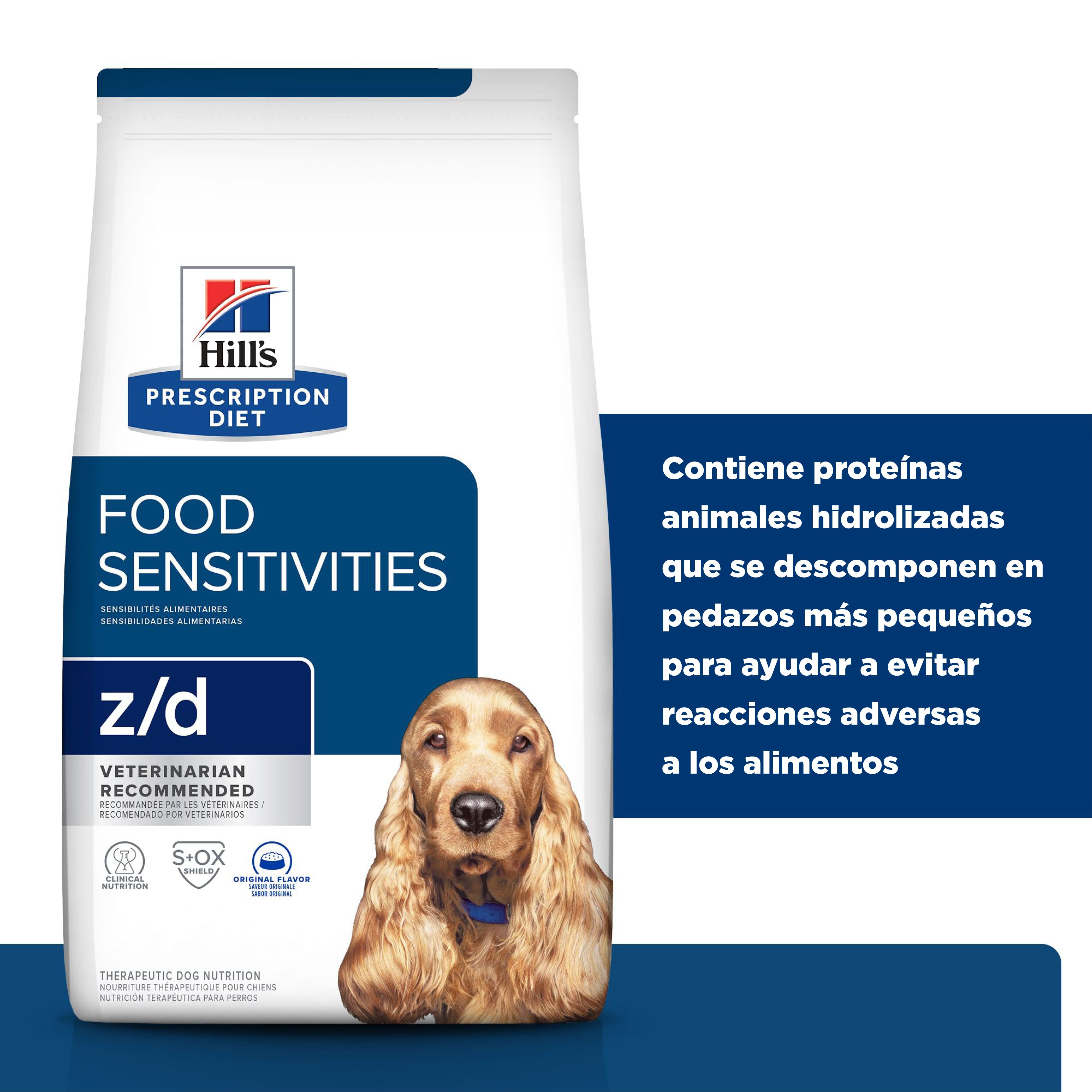 Hills Prescription Diet z/d alimento para perro sensibilidades alim
