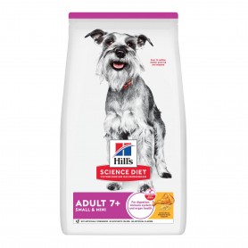 Hills Science Diet Small & Mini Adult 7+, alimento para perro senior raza pequeña y mini 2Kg