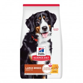 Hills Science Diet Adult Large Breed, alimento saludable para perro razas grandes 15Kg