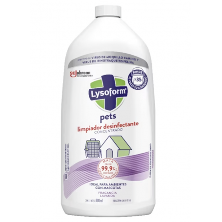 Lysoform Pets Limpiador concentrado 800 Ml