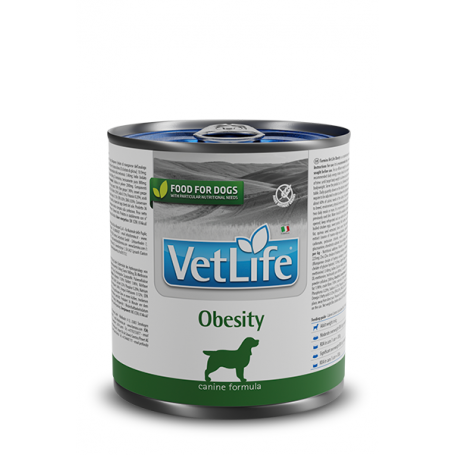 Pack 6 Vet Life Perro Obesity 300 gr