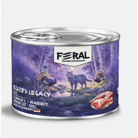 Feral Alimento Humedo Gato Senior Pavo y Conejo 200 gr