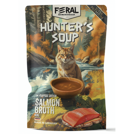 Feral Hunter´s Sopa Gato Salmon Pouch 40 gr