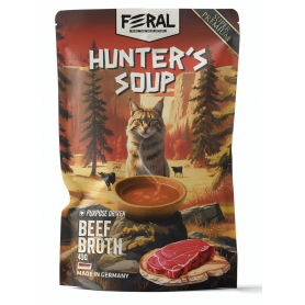 Feral Hunter´s Sopa Gato Carne Vacuno Pouch 40 gr