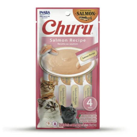 Churu Cat Salmon Recipe 14 gr (4 Tubos)