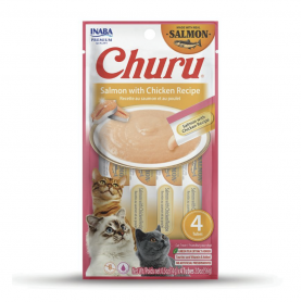 Churu Cat Salmon Chicken 14 gr (4 Tubos)