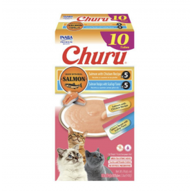 Churu Cat Salmon + Chicken (10 Tubos)