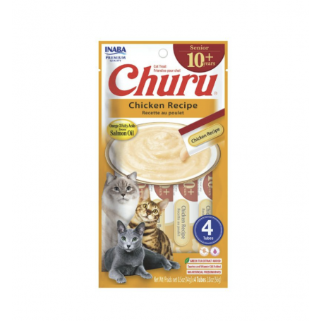 Churu Cat Senior 10+ Chicken 14 gr (4 Tubos)