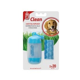 Dispensador recoge fecas azul dog it