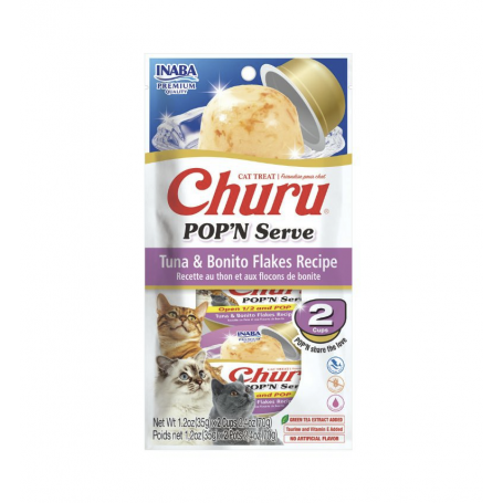 Churu Pop´n Serve Tuna & Bonio Flakes 35 gr
