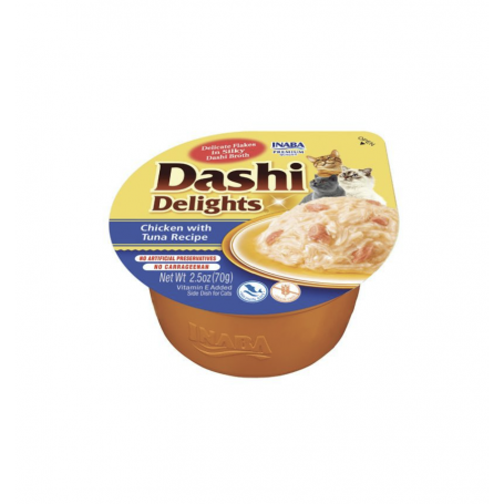 Pack 6 Churu Dashi Delights Chicken Tuna 70 gr