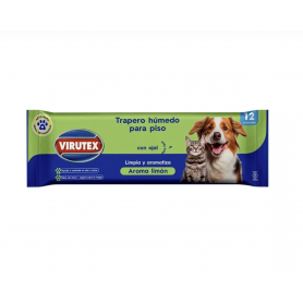 Trapero Humedo Virutex Pets Aroma Limon (12 unidades)