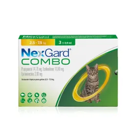 Pack NexGard Combo x 3 Spot-on Gatos 2.5 a 7.5 kg 43197 44,990.00